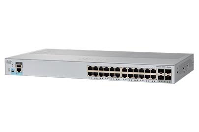 Cisco Catalyst 2960L 24 port GigE with PoE, 4 x 1G SFP, LAN Lite