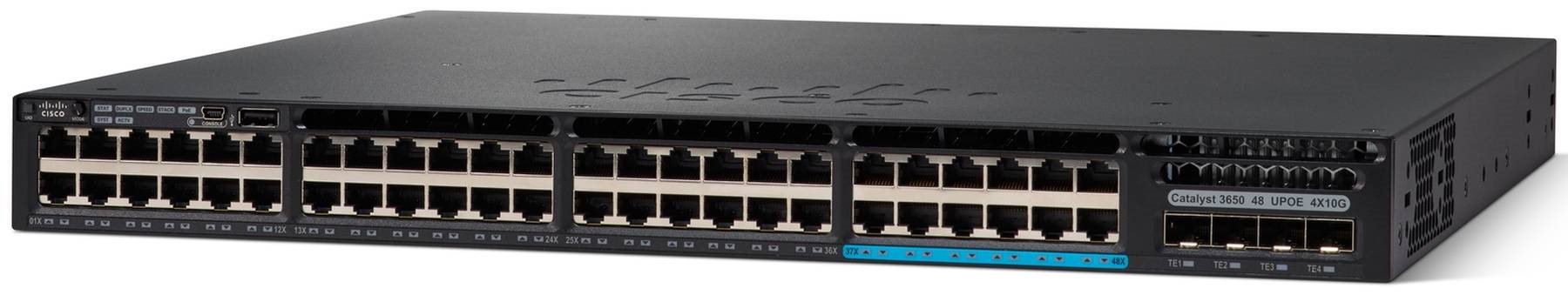 Cisco Catalyst 3650 48Port Mini, 4x10G Uplink, IP Base