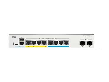 Cisco Catalyst switch C1300-8MGP-2X (4xGbE,4x2,5GbE,2xSFP+,8xPoE+,120W,fanless)