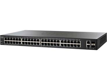 Cisco SF220-48P 48-Port PoE 10/100 Smart Plus Switch, PoE+ 375W/48ports