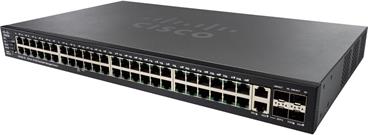 Cisco SF550X-48MP-K9-EU Switch: L3 managed, 48 x 10/100 + 2 x 10 GE combo + 2 x 10GE SFP+, rack-mountable, Max PoE REF