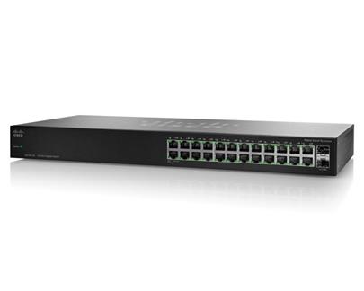 Cisco SG110-24HP 24-Port PoE Gigabit Switch, PoE 100W/12 ports