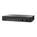 Cisco SG250-10P 10-port Gigabit PoE Switch, PoE+ 62W/8 ports