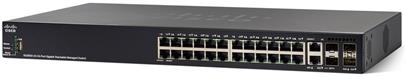 Cisco SG350X-24 24-port Gigabit Stackable Switch REFRESH