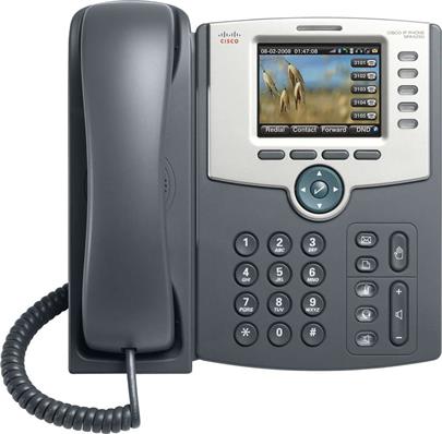 Cisco SPA525G2 IP Phone, 5 Voice Lines, 2x 10/100 Ports, High-Resolution Graphical Display, PoE Support, WiFi, REFRESH