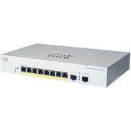 Cisco switch CBS220-8FP-E-2G, 8xGbE RJ45, 2xSFP, fanless, PoE+, 130W - REFRESH