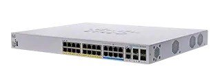 Cisco switch CBS350-24NGP-4X-UK, 16xGbE + 8x5GbE, 2x10GbE RJ45/SFP+, 375W, PoE - REFRESH