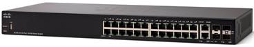 Cisco switch SF250-24-RF, 24x10/100, 2xGbE SFP/RJ-45, 2xSFP, REFRESH