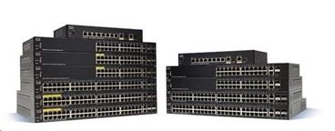 Cisco switch SG350-28SFP-RF 24xSFP, 2xGbE SFP/RJ-45, REFRESH