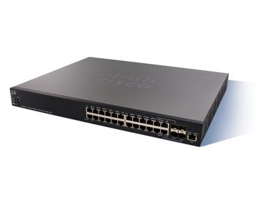 Cisco SX550X-24 20x 10 GE copper ports4x 10 GE combo