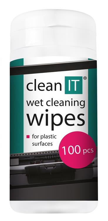 CLEAN IT Čistící ubrousky mokré na plasty 100ks