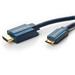 ClickTronic HQ OFC HDMI <> mini HDMI, zlacené, HDMI HighSpeed with Ethernet 1m