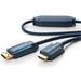 ClickTronic HQ OFC kabel DisplayPort - HDMI typ A, zlacené kon., 3D, M/M, 1m