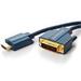ClickTronic HQ OFC kabel HDMI male <> DVI-D male (24+1), zlacené, 1m