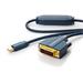 ClickTronic HQ OFC kabel Mini DisplayPort - DVI, zlacené kon., M/M, 2m