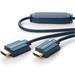 ClickTronic Kabel se zesilovačem HDMI High Speed s Ethernetem, zlacené kon., 3D, 30m