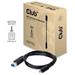 Club-3D USB 3.1 TYPE C GEN 2 MALE (10Gbps) to TYPE B MALE Cable 1Meter / 3.28 Feet