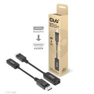 Club3D Adaptér aktivní DisplayPort 1.4 na HDMI 4K120Hz/8K60Hz HDR (M/F), černá