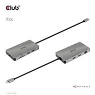 Club3D Dokovací stanice USB 3.2 typ C (2x HDMI, 2x USB-A, RJ45, SD/ Micro SD USB Type-C female port), Triple Dynamic