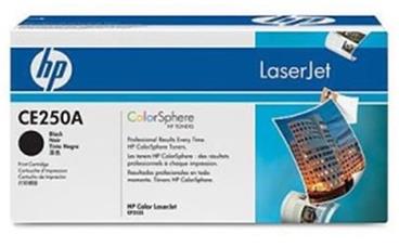 Color LaserJet CE250A Black Print Cartridge with ColorSphere Toner (up to 5000 p