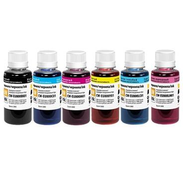 COLORWAY alternativní inkoustová náplň pro EPSON / C13T673x4A10/ L800/ L805/ L810/ L850/ L1800/ UV/ 6x 100ml/ CMYK+foto