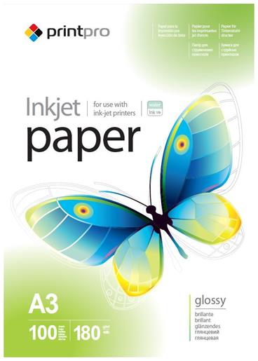 Colorway fotopapír Print Pro lesklý 180g/m2/ A3/ 100 listů