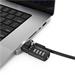 Compulocks Ledge Lock Adapter for MacBook Pro 16" M1, M2 & M3 with Combination Cable Lock - Nástavec zámku bezpečnostního slotu -