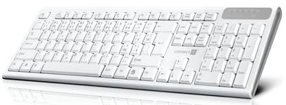 CONNECT IT Multimediální bezdrátová klávesnice, 2,4GHz, USB, CZ + SK layout, bílá