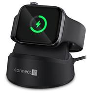 CONNECT IT WatchCharger bezdrátová nabíječka kompatibilní s Apple, ČERNÁ