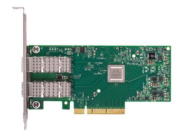 ConnectX®-4 Lx EN network interface card, 25GbE dual-port SFP28, PCIe3.0 x8, UEFI Enabled, tall bracket
