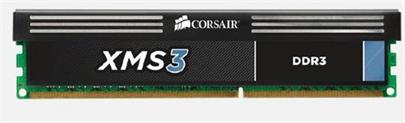 CORSAIR 16GB=2x8GB DDR3 1333MHz XMS3 PC3-10666 CL9-9-9-24 1.5V (kit 2ks 8MB s chladičem, pro core INTEL i7/i5/i3 a pro AMD