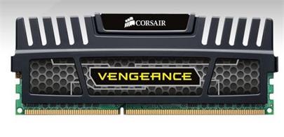 CORSAIR 16GB=2x8GB DDR3 1600MHz VENGEANCE BLACK PC3-12800 CL9-9-9-24 1.5V (16GB= kit 2ks 8GB s chladičem Vengeance černý, vhodné