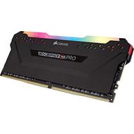 CORSAIR 16GB=2x8GB DDR4 3000MHz VENGEANCE RGB PRO BLACK s RGB LED CL15-17-17-35 1.35V XMP2.0 (RGB LED, 16GB=kit 2ks 8GB s černým 