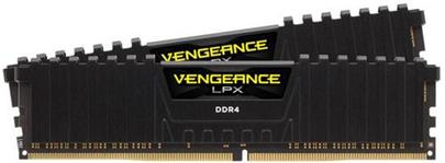 CORSAIR 32GB=2x16B DDR4 2400MHz VENGEANCE LPX BLACK CL16-16-16-39 1.2V XMP2.0 (32GB=kit 2ks 16GB s chladičem