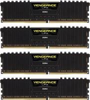 CORSAIR 32GB=4x8GB DDR4 2666MHz VENGEANCE LPX BLACK PC4-21300 CL16-18-18-35 1.2V XMP2.0 (32GB=kit 4ks 8GB s chladičem