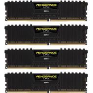 CORSAIR 64GB=4x16GB DDR4 2666MHz VENGEANCE LPX BLACK PC4-21300 CL16-18-18-35 1.2V XMP2.0 (64GB=kit 4ks 16GB s chladičem