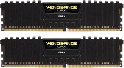 CORSAIR 8GB=2x4GB DDR4 2400MHz VENGEANCE LPX BLACK PC4-19200 CL16-16-16-39 1.2V XMP2.0 (8GB=kit 2ks 4GB s chladičem