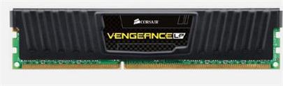 CORSAIR 8GB DDR3 1600MHz VENGEANCE LP BLACK LOW PROFILE PC3-12800 CL10-10-10-27 1.5V (8GB s chladičem Vengeance černý, nízký prof