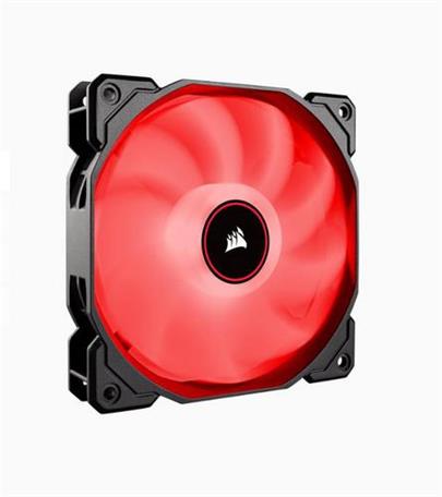 CORSAIR AF120 LED Low Noise RED, 120mm ventilátor - 120x25mm (1 ks v balení, červené LEDky)