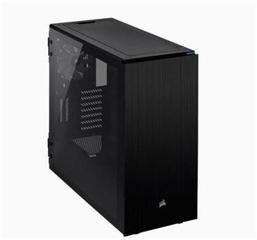 CORSAIR Carbide 678C Low Noise Tempered Glass ATX Black PC Case, černý bez zdroje, 2x USB3, audio