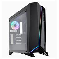 CORSAIR Carbide Series SPEC-OMEGA RGB Tempered Glass Mid-Tower Gaming PC Case, Black bez zdroje, černý, 2x USB 3.0, audio