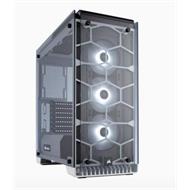 CORSAIR Crystal Series 570X RGB ATX Mid-Tower Case White ATX PC Case bílý bez zdroje, průhledná bočnice