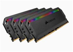 Corsair DDR4 128GB 4x32GB DIMM DOMINATOR PLATINUM RGB 3200MHz, C16 černá