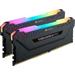Corsair DDR4 16GB (2x8GB) DIMM VENGEANCE RGB PRO Heatspreader 4000MHz černá