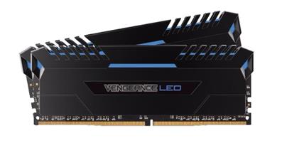 Corsair DDR4 16GB (Kit 2x8GB) Vengeance LED DIMM 2666MHz CL16 černo-modrá
