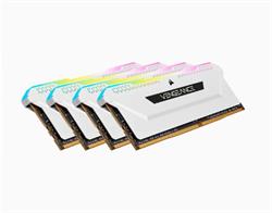 Corsair DDR4 64GB (4x16GB) DIMM VENGEANCE RGB PRO SL Heatspreader 3200MHz, C16 bílá