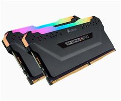 Corsair DDR4 VENGEANCE RGB PRO Light Enhancement Kit, 2-up config, Functional LEDs, Black Heatsink