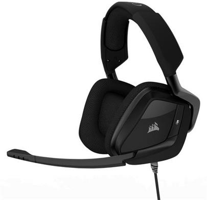 CORSAIR Gaming VOID Surround Premium Stereo Carbon (černé) Dolby 7.1 Gaming Headset, sluchátka s mikrofonem, konektor USB, (náhla