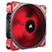 CORSAIR ML120 Pro LED RED, 120mm Premium Magnetic Levitation Fan ventilátor - 120x25mm (1 ks v balení, červené LEDky)