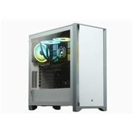 Corsair PC skříň 4000D Tempered Glass Mid-Tower White